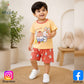 Eboo Kids Cute Bunny Print Summer T-Shirt & Shorts 2-Piece Outfit Set Unisex