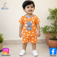 Eboo Baby Boys Cartoon Elephant Polka Dot Summer T-Shirt & Shorts 2-Piece Outfit Set