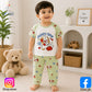 Eboo Unisex Baby Happy Dog Summer Cotton T-Shirt & Shorts Set | Soft 2-Piece Outfit for Boys & Girls