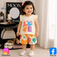 Eboo Baby Girl Love Heart Summer Cotton T-Shirt & Shorts Set | Cute 2-Piece Outfit