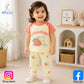 Eboo Toddler & Girls' 2-Piece Strawberry Bunny Pajama Set