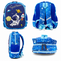 Eboo Kids Space Travel School Backpack – Lightweight Astronaut Printed School Bag for Boys