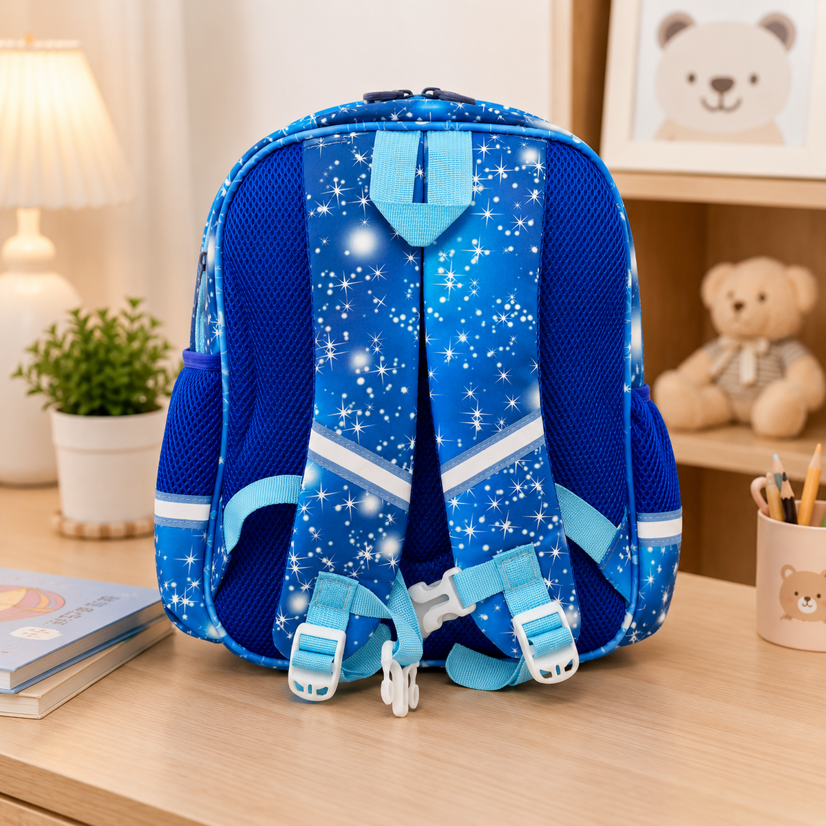 Eboo Kids Space Travel School Backpack – Lightweight Astronaut Printed School Bag for Boys