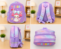 Eboo Kids My Melody School Backpack Ã¢?? Cute Purple Cartoon School Bag for Girls