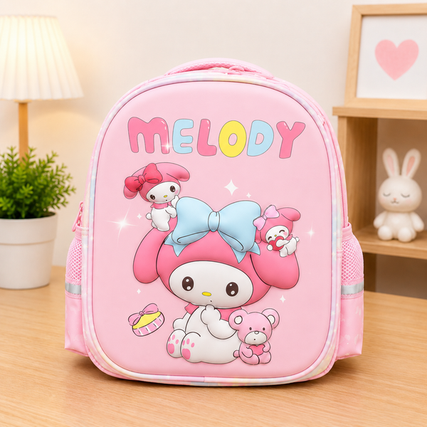 Eboo Kids My Melody School Backpack Ã¢?? Cute Purple Cartoon School Bag for Girls