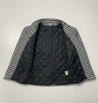 Eboo Kids' Black and White Houndstooth Print Coat / Jacket