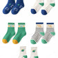 Eboo Kids Cartoon Cotton Socks – Pack of 5 | Soft & Colorful Everyday Socks