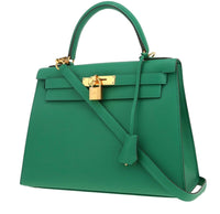 Eboo Elegant Leather Handbag with Gold-Tone Lock & Shoulder Strap