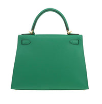 Eboo Elegant Leather Handbag with Gold-Tone Lock & Shoulder Strap