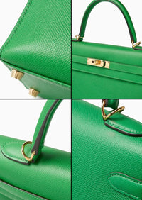 Eboo Elegant Leather Handbag with Gold-Tone Lock & Shoulder Strap
