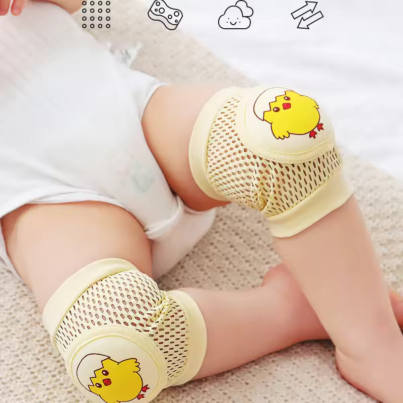 Baby Knee Pads For Crawling Anti-Slip Summer Breathable Mesh