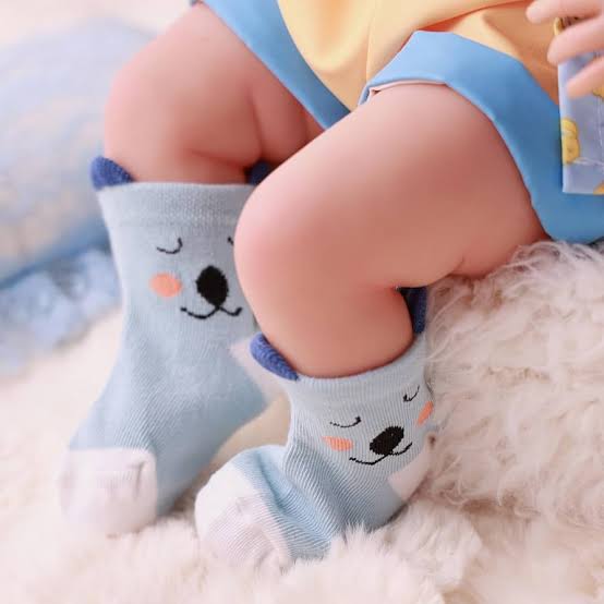 Baby Socks Pack of 5 – Soft Cotton Cute Cartoon Design Socks for Infants & Toddlers