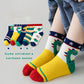 5 Pairs Kids Cartoon Dinosaur & Striped Warm Toddler Socks (Girls & Boys)