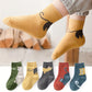 5 Pairs Kids Cartoon Cat & Animal Pattern Warm Toddler Socks