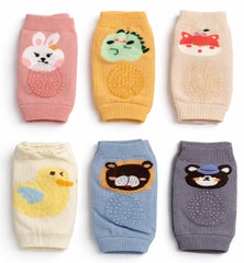 Baby Crawling Knee Pads – Soft Anti-Slip Protective Knee Guards with Cute Cartoon Designs