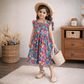 SUMMER GIRLS SWEET MULTI FLOWERS DRESS