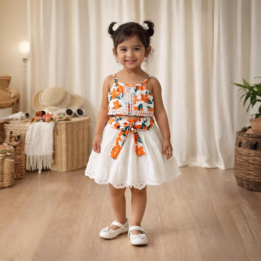 Tropical Bloom Girls' Summer Set