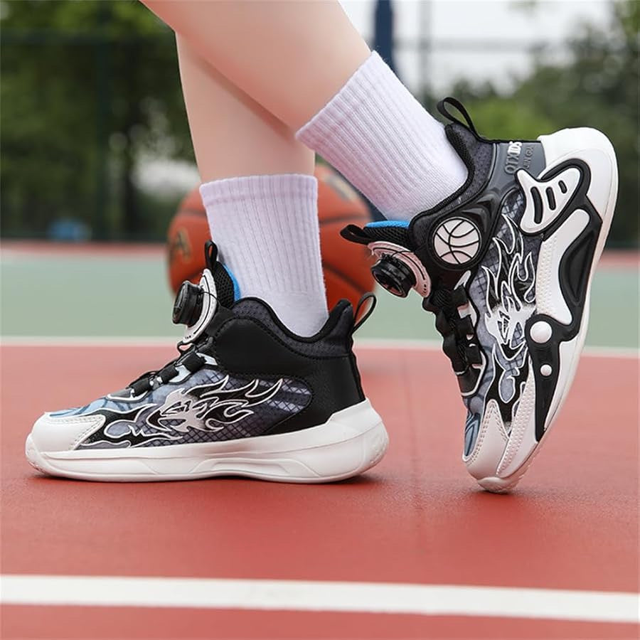 Eboo Kids Stylish Glow in the Dark Sport Sneakers – Anti-Slip Shoes