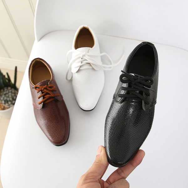 Boys Formal Dress Shoes Ã¢?? Classic Lace-Up Party & Wedding Shoes