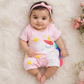 Adorable Unicorn Pink Girl Romper