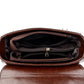 Eboo Elegant Brown Leather Handbag for Women | Premium Crossbody & Top Handle Bag