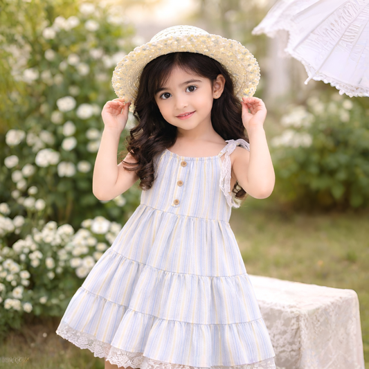Eboo Girls Princess Sleeveless Dress with Hat