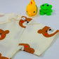 Eboo Boys Bear Printed Round Neck Pure Cotton T-Shirt With Shorts