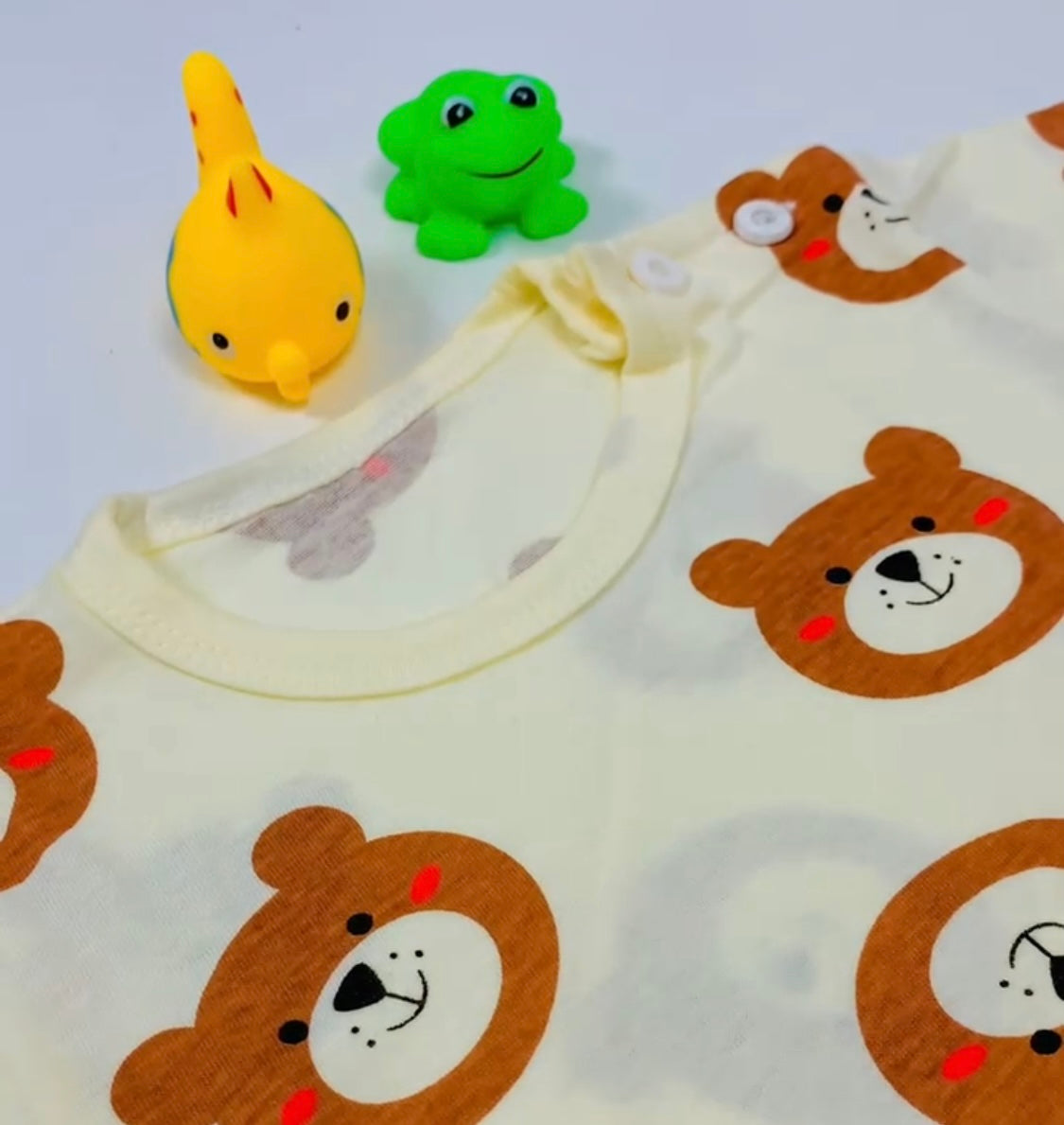 Eboo Boys Bear Printed Dress 2PCS SET