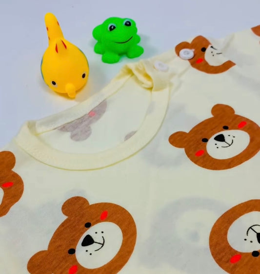 Eboo Boys Bear Printed Dress 2PCS SET