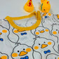 Eboo Boys Cute Duck Printed Round Neck Pure Cotton T-Shirt With Shorts
