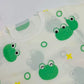 Eboo Cute Frog Printed Short Sleeve Sleepwear and Shorts 2Pcs Outfit Clothes