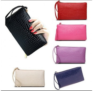 Eboo Fashion Women Faux Leather Plain Armpit Bag,Phone Case,Purse,Clutch