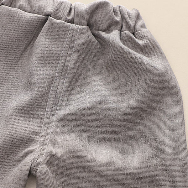 Eboo Boys Waistcoat with Striped Shirt and Trousers Set