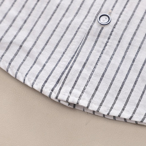 Eboo Boys Waistcoat with Striped Shirt and Trousers Set