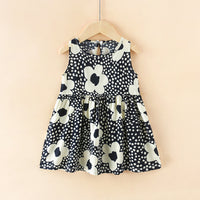 Eboo Sleeveless Cotton Flower Dress Summer Princess Dress