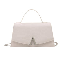 Eboo Structured Top-Handle Satchel with Signature Gold-Tone V-Hardware