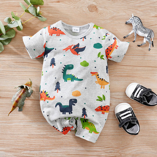 Eboo New Born Baby Animal Print Jump Suit
