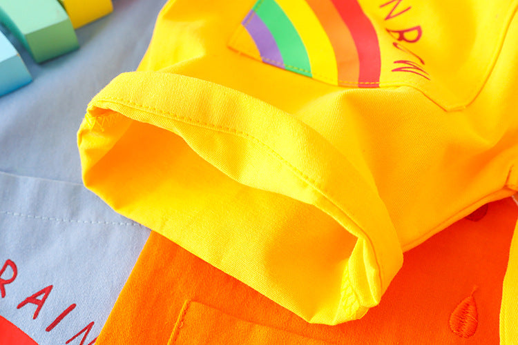 Eboo Rainbow Print Baby Boy Outfit Set