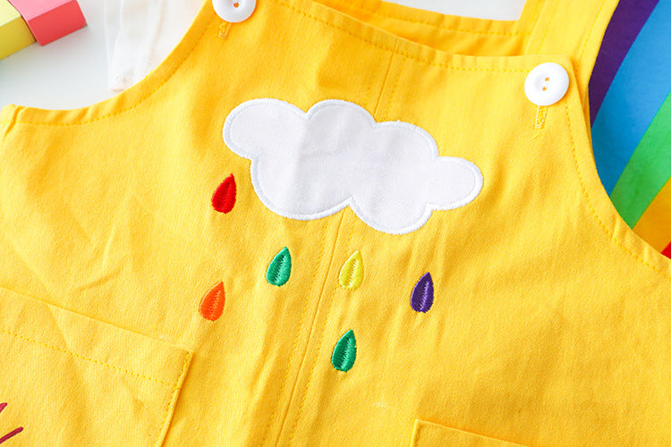 Eboo Rainbow Print Baby Boy Outfit Set