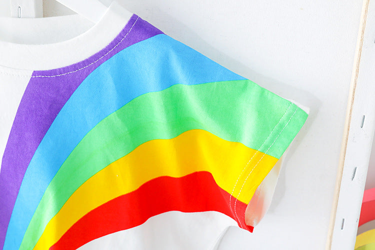 Eboo Rainbow Print Baby Boy Outfit Set