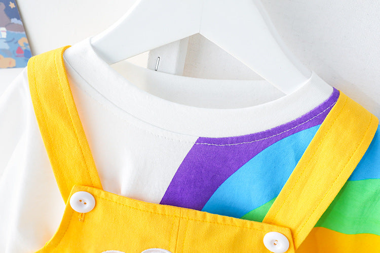 Eboo Rainbow Print Baby Boy Outfit Set