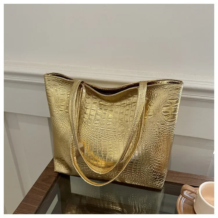 Eboo Fashion Women Shoulder Bags PU Leather Big Tote Bag