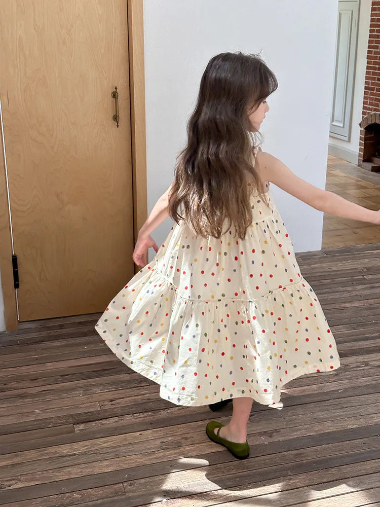 Eboo Polka Dot Sundress Fashionable Comfortable Dress