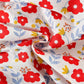 Eboo Baby Girl Summer Flower Printed Bowknot Dress (RED)