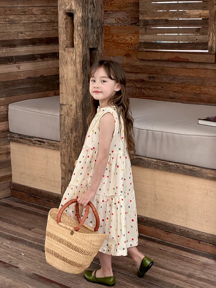 Eboo Polka Dot Sundress Fashionable Comfortable Dress
