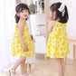 Eboo Adorable Pink Floral Sundress for Little Girls