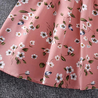 Eboo High Quality Autumn Floral Dress Elegant Flowerwork