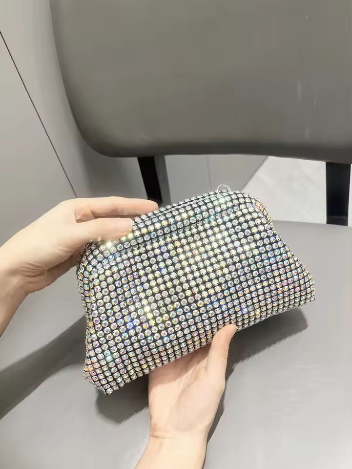 Eboo Luxury Designer Rhinestones Clutch Purse Bag For Women purse Bag Shoulder Bag