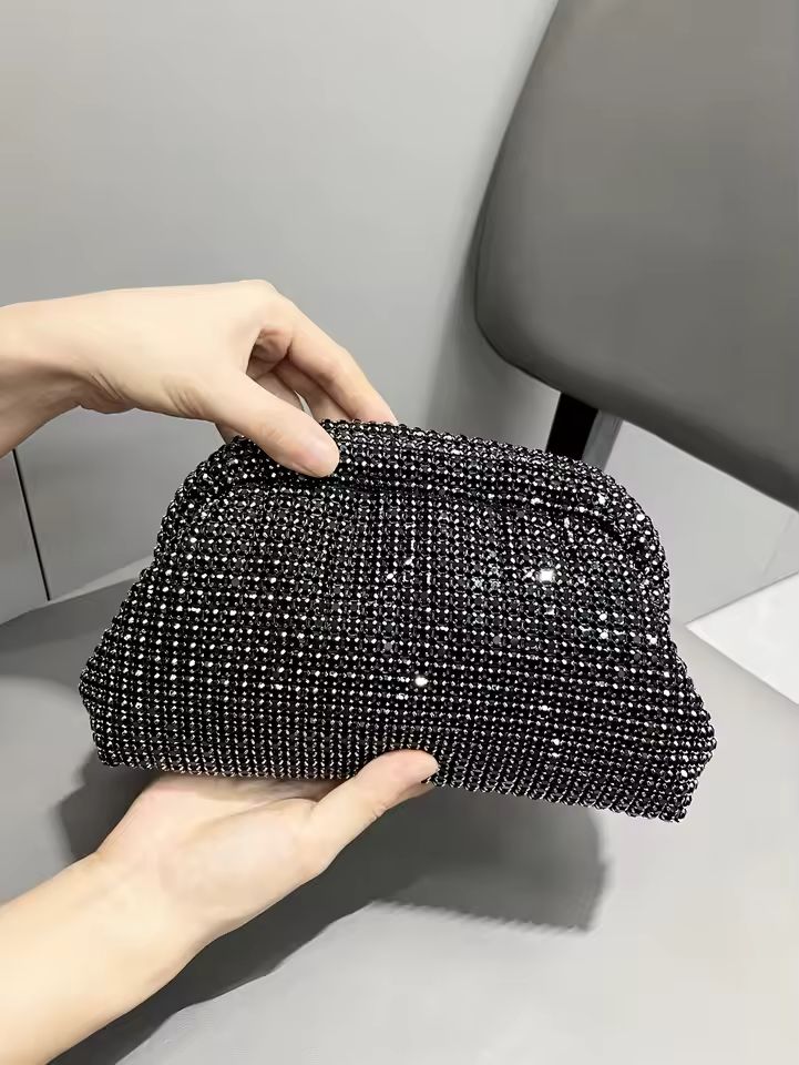 Eboo Luxury Designer Rhinestones Clutch Purse Bag For Women purse Bag Shoulder Bag