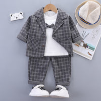 Eboo Classic Checkered Toddler Suit Ã¢?? Jacket & Pants Set
